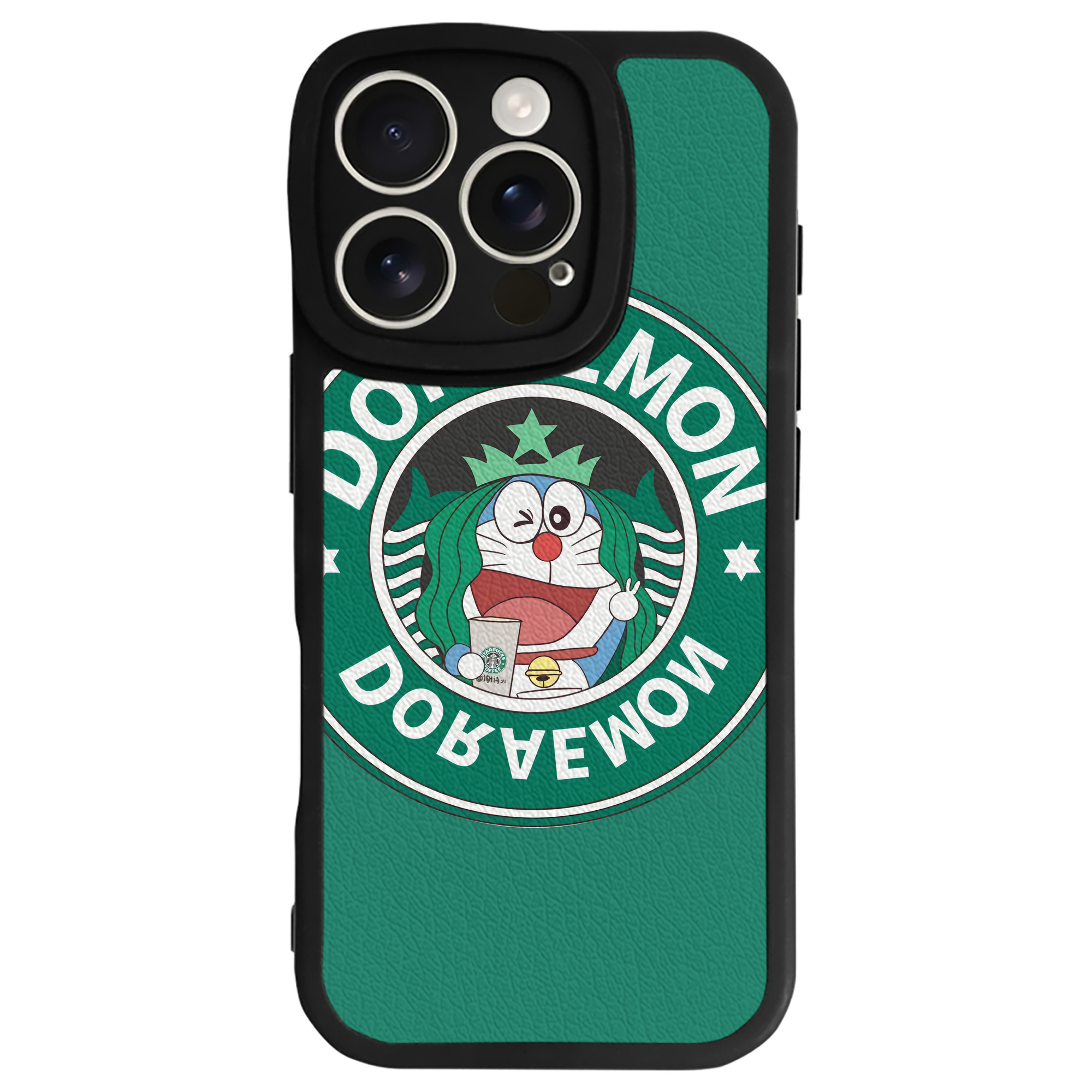 （画像用） ドラえもん Doraemon 【iPhone 16シリーズ対応】シリコンスマホケース（レザー調） 材質：シリコン